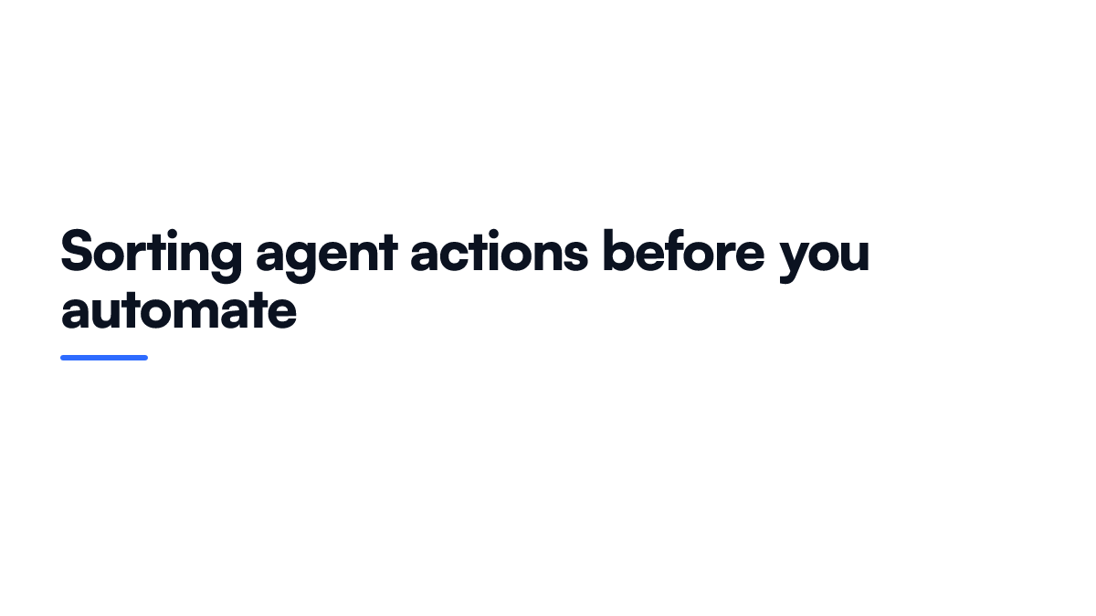 Card listing three buckets for agent actions, reversible and recoverable and irreversible, with the control that belongs to each one